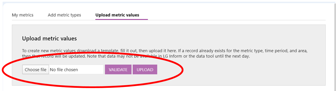 Screenshot of the 'file chooser' needed to upload a file by locating from your computer.