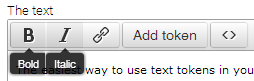 Formatting text