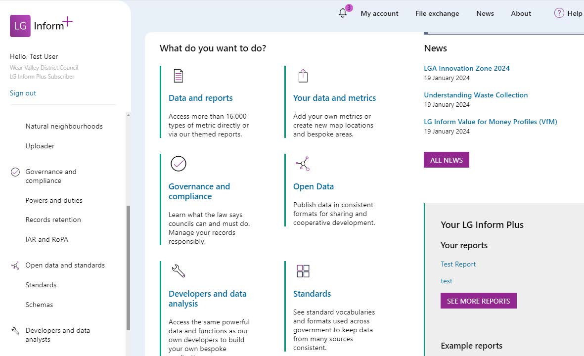 A screenshot of the RoPA application