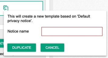 A screenshot of the RoPA application
